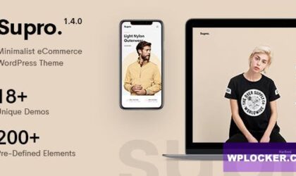 Premium WordPress Theme name: Supro