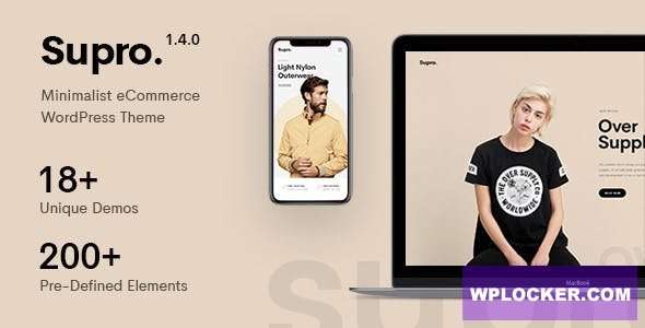 Premium WordPress Theme name: Supro