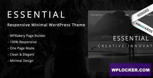 Premium WordPress Theme name: Essential