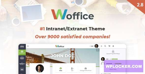 Premium WordPress Theme name: Woffice