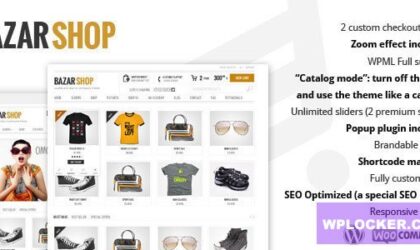 Premium WordPress Theme name: Bazar