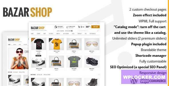 Premium WordPress Theme name: Bazar