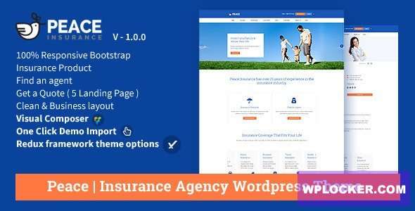 Premium WordPress Theme name: Peace