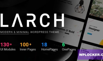 Premium WordPress Theme name: Larch