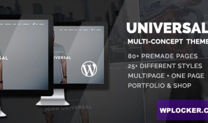 Premium WordPress Theme name: Universal