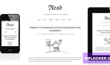 Premium WordPress Theme name: Read