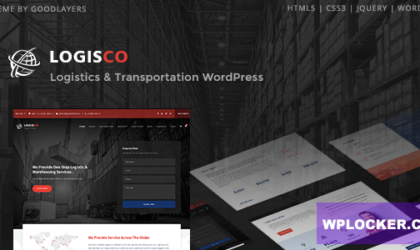 Premium WordPress Theme name: Logisco