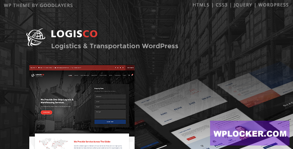 Premium WordPress Theme name: Logisco