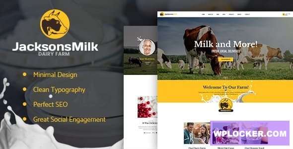 Premium WordPress Theme name: Dairy