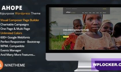 Premium WordPress Theme name: Ahope