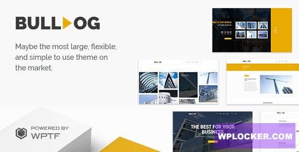 Premium WordPress Theme name: Bulldog