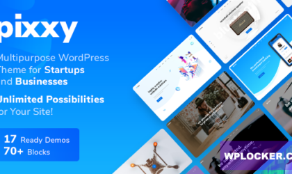 Premium WordPress Theme name: Pixxy