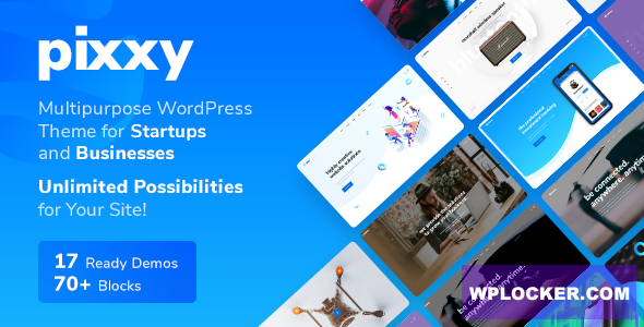 Premium WordPress Theme name: Pixxy