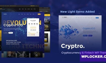 Premium WordPress Theme name: Cryptro