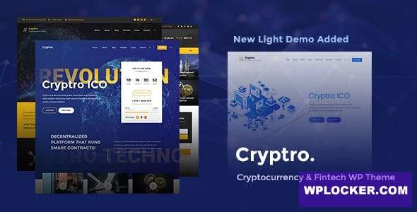 Premium WordPress Theme name: Cryptro