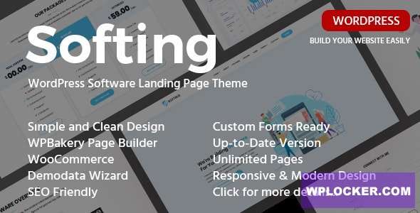 Premium WordPress Theme name: Softing