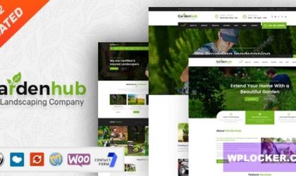 Premium WordPress Theme name: Garden