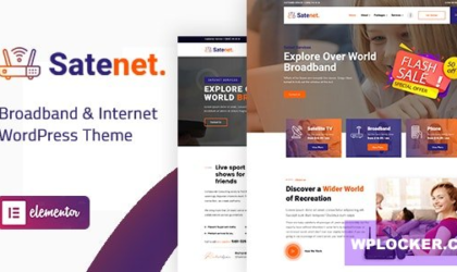 Premium WordPress Theme name: Satenet