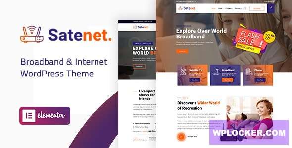 Premium WordPress Theme name: Satenet