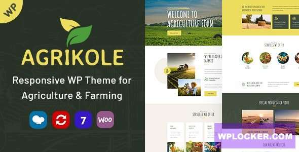 Premium WordPress Theme name: Agrikole