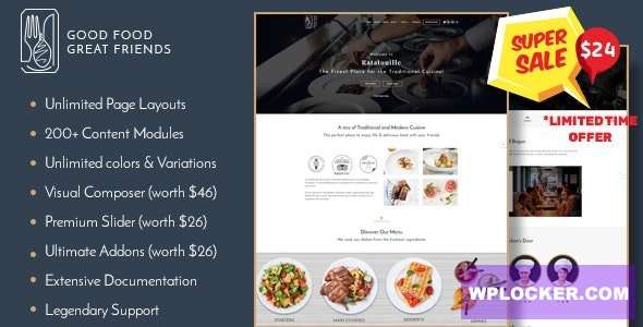 Premium WordPress Theme name: Ratatouille