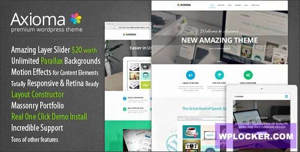 Premium WordPress Theme name: Axioma
