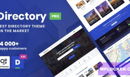 Premium WordPress Theme name: DirectoryPRO