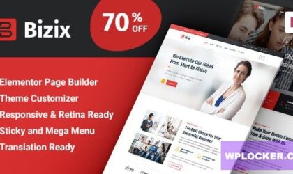 Premium WordPress Theme name: Bizix