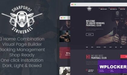 Premium WordPress Theme name: SharpShot