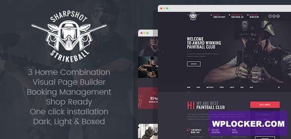 Premium WordPress Theme name: SharpShot