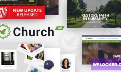 Premium WordPress Theme name: ChurchWP