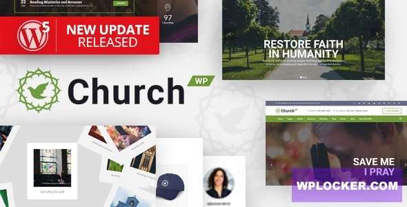 Premium WordPress Theme name: ChurchWP