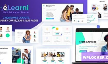 Premium WordPress Theme name: eLearni