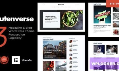 Premium WordPress Theme name: GutenVerse