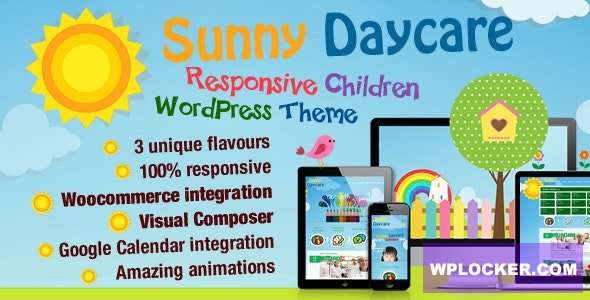 Premium WordPress Theme name: Daycare