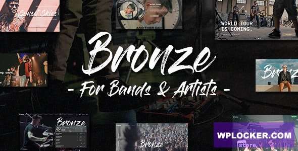 Premium WordPress Theme name: Bronze