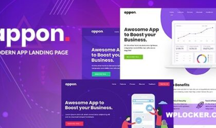 Premium WordPress Theme name: Appon