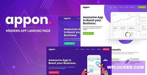 Premium WordPress Theme name: Appon