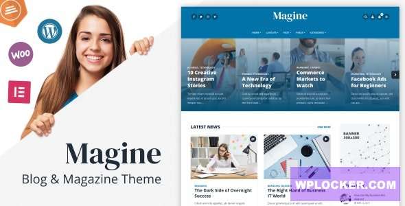 Premium WordPress Theme name: Magine