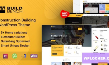 Premium WordPress Theme name: Buildbench