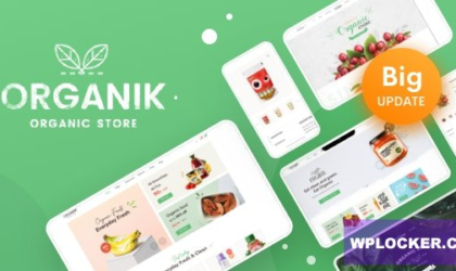 Premium WordPress Theme name: Organik