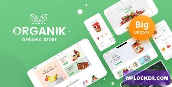 Premium WordPress Theme name: Organik