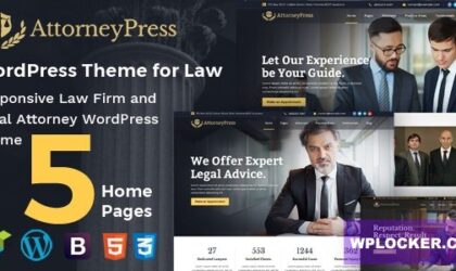 Premium WordPress Theme name: Attorney