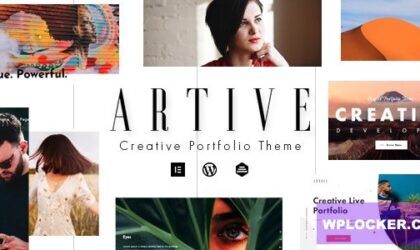 Premium WordPress Theme name: Artive