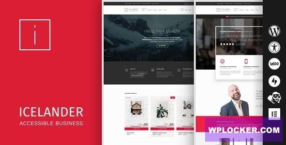 Premium WordPress Theme name: Icelander