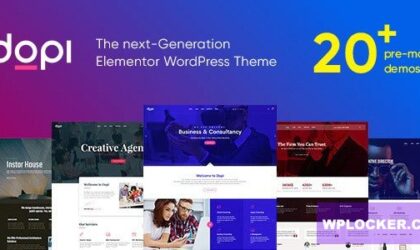 Premium WordPress Theme name: Dopi