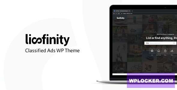 Premium WordPress Theme name: Lisfinity