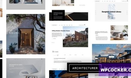 Premium WordPress Theme name: Architecturer