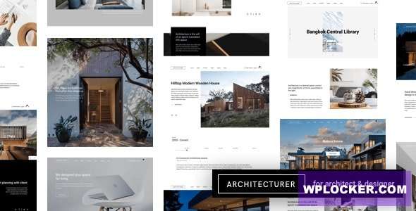 Premium WordPress Theme name: Architecturer