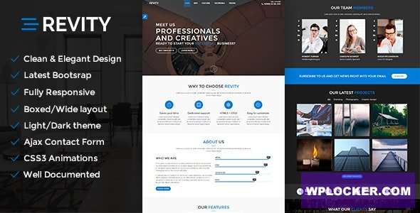 Premium WordPress Theme name: Revity